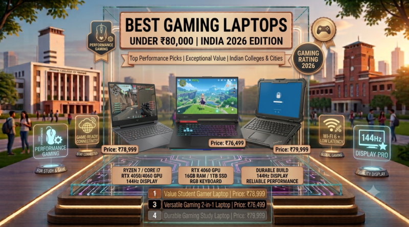 Best Gaming Laptop under 80000