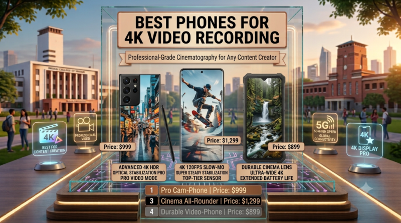 Best Phones for 4K Video Recording